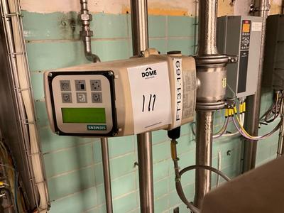 Översiktsbild av 2009 Simens sitrans fm mag 1100 Food Flowmeter (2x)